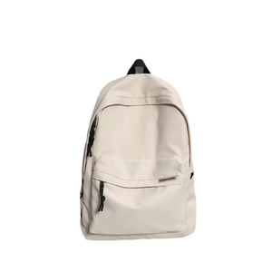 <b>Black</b> fashion men's <b>backpack</b> simple travel nylon bag couple <b>backpack</b> bag for students - Product Image 2