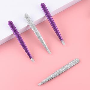 Pinzas de cejas de Color personalizado con etiqueta privada de precisión personalizada para depilar pinzas de cejas - Product Image 6