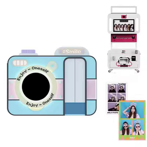 Coque de cabine photo personnalisée avec imprimante et appareil photo et logiciel Distributeur automatique <span class=keywords><strong>Cadre</strong></span> de cabine photo - Product Image 1