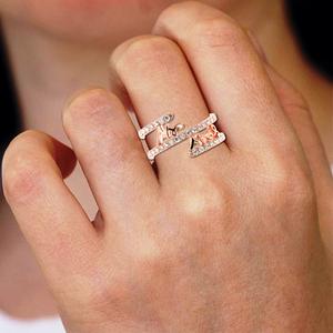 Bague en diamant Nouvel An avec diamants naturels certifiés en laboratoire pour collection Prix de gros certifiés IGI & Ingemco en Inde - Product Image 4