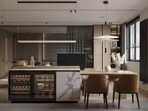 Armarios de cocina modernos multifuncionales de madera maciza de abedul estilo americano SANYANG diseño personalizado de fábrica de Vietnam al por mayor - Product Image 2