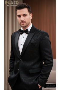 ชุดสูทผู้ชายไซส์ใหญ่คุณภาพสูงสำหรับงานแต่งงาน งานเลี้ยงระดับไฮเอนด์ และโอกาสอื่นๆ พร้อมซิป - Product Image 3