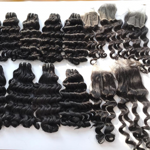 ผมมนุษย์บริสุทธิ์เรมี่สองชั้นลูกไม้ด้านหน้าเป็นลอนแบบชาวเวียดนามสไตล์ตรงมีคุณภาพสูง - Product Image 1