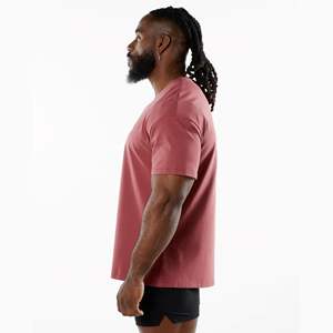 OEM/ODM T-shirt à col rond surdimensionné pour hommes de haute qualité personnalisé 100% coton à manches courtes style Hip Hop avec lettres imprimées - Product Image 3