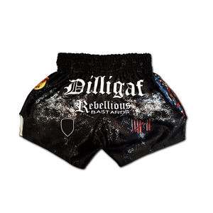 Venta al por mayor precio barato Muay Thai Shorts Lucha Pantalones cortos Muay Thai Pantalones cortos de boxeo para los hombres Transpirable OEM Moda personalizada - Product Image 2