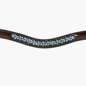 ที่คาดคิ้วหนังแท้แบบนุ่มสบายและน้ำหนักเบาลายม้าสีดำหรือน้ำตาลสำหรับตกแต่ง - Product Image 5