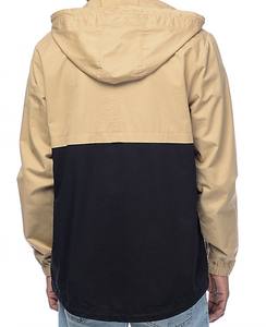 Hommes les plus vendus personnalisé Patchwork longue mince coupe-vent veste imperméable à séchage rapide respirant à capuche hiver randonnée en plein air - Product Image 5