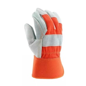 Top Quality Leather Material Work <b>Safety</b> Gloves Anti-Heat Welder Working Gloves Hand Protection Garden Rigger Gloves - Product Image 5