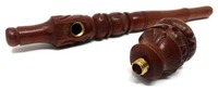 Pipe à fumer en bois de type droit, modèle Craft Zone, la plus vendue, fabriquée en Inde, pour des soirées détendues et paisibles