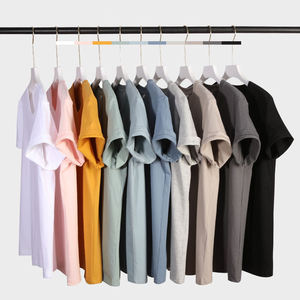 Vente en gros T-shirt uni pour hommes 100% coton Impression personnalisée T-shirt unisexe blanc T-shirt Homme Coton T-shirt personnalisé pour hommes - Product Image 2