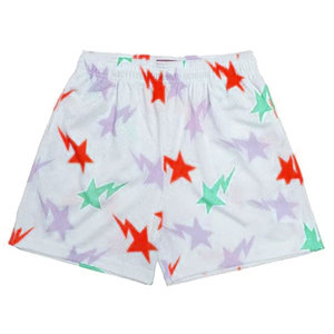 Logo personnalisé Short de sport pour homme Pantalon court de basket-ball à séchage rapide avec short de fitness respirant imprimé en maille double couche - Product Image 2