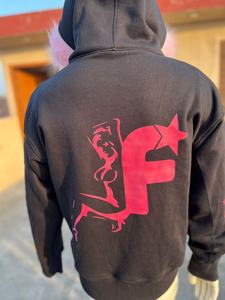 Sweat à capuche streetwear pour homme personnalisé, col en fourrure, fermeture éclair, style vintage Y2K, Harajuku, broderie, coupe ample, uni - Product Image 2