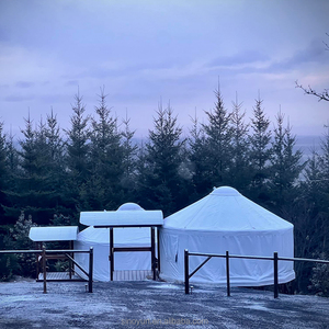 Yurta mongole 3m 4m 5m tentes de glamping yourte moderne maison <span class=keywords><strong>camping</strong></span> de luxe avec salle de bain - Product Image 5