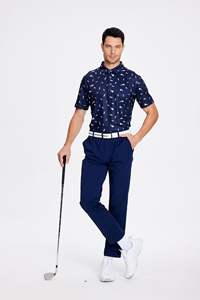 Polo de lujo con estampado de hombre fresco de alta calidad, logotipo bordado de algodón, cuello levantado, polos de talla grande para hombre - Product Image 5