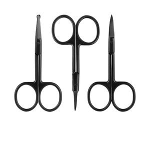 Ciseaux à cuticules droits en acier inoxydable noir, outil de précision pour la manucure, la pédicure, les soins des ongles, usage professionnel - Product Image 4