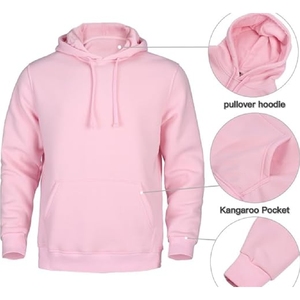 Ensemble de survêtement pour homme, imprimé en relief, sweat-shirt et pantalon, pantalon de survêtement empilé, veste deux pièces, jogging uni, 100% coton - Product Image 5