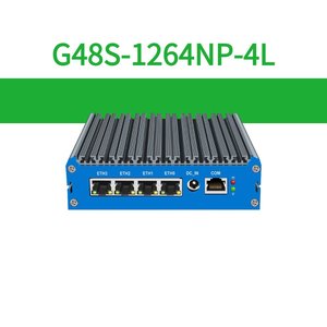 Fanless Embedded Computer G48S-1264NP-4L with 4-Port 2.5GbE BKHD - Product Image 6