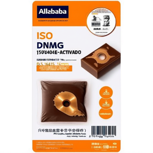 Inserto de Torneado Indexable con Recubrimiento PVD ISO DNMG 150404E-SMT8415 D.5,16mm, Paquete de 10 para Herramientas de Torneado de Metal - Product Image 2