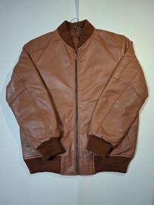 Customized Design Original High Quality Wholesale Coated Stand Collar <b>Cow</b> Skin Hooded Vintage Varsity Leather Jacket for Men - Product Image 4