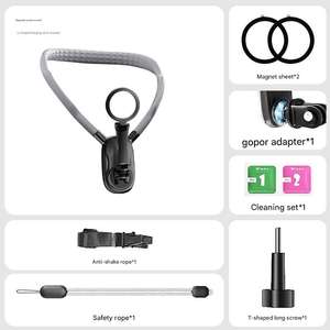 ที่ยึดคอแบบแม่เหล็กสำหรับโทรศัพท์อุปกรณ์เสริมโทรศัพท์ที่ยึดโทรศัพท์สำหรับเซลฟี่แฮนด์ฟรีที่ยึดโทรศัพท์ที่ห้อยคอแบบแม่เหล็ก - Product Image 5