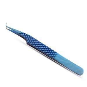 Pinzas de extensión de pestañas postizas de acero inoxidable con pinzas de pestañas de etiqueta privada para recoger las pestañas - Product Image 3