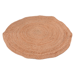 Juego de alfombras de yute redondas grandes hechas a mano Alfombra de fibra natural Premium para decoración del hogar - Product Image 3
