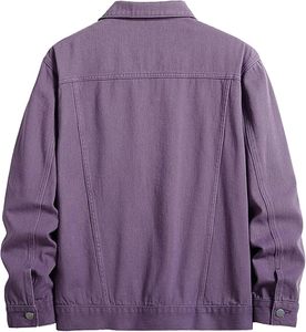 แจ็คเก็ตยีนส์แบบบางลายพรางสำหรับผู้ชายเสื้อโค้ทฤดูหนาวปรับแต่งได้ตาม2026 - Product Image 6