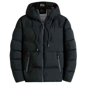Veste matelassée à col montant respirante et coupe-vent pour l'automne et l'hiver, multicolores, ample, surdimensionnée, avec logo sur le devant, décontractée - Product Image 2