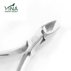 Pince à ongles en acier au carbone de haute qualité Vina VNN-19 lame tranchante plaquée grise pour une durabilité durable pour une utilisation en salon - Product Image 5
