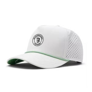 Casquette de golf de style sportif unisexe avec logo personnalisé OEM Snapback vintage en tissu imprimé de haute qualité pour hommes vêtements de rue imperméables - Product Image 3