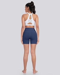 Women Biker Shorts with Pockets High Waisted <b>Tummy</b> <b>Control</b> Spandex Workout Yoga Athletic Gym Shorts - Product Image 2