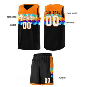 Kit de maillot de basket-ball réversible personnalisable dernière impression par sublimation Laker uniforme de basket-ball conception personnalisée vierge Laker - Product Image 6