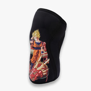 Nouvel arrivage de genouillères en néoprène avec design d'anime sublimé de couleur noire pour l'entraînement en salle de sport et l'entraînement de force de 7mm d'épaisseur - Product Image 5