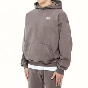 Good Quality Winter Hooded Fabric <b>Tracksuit</b> for Men Cotton/<b>Polyester</b> Lightweight Breathable Custom Made Logo Printing OEM Supply - Product Image 5