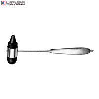 Marteau de percussion manuel en acier inoxydable pour test de réflexes médicaux, diagnostic neurologique, chirurgical réutilisable