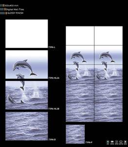 Carreaux muraux décoratifs de 300x450mm pour une utilisation intérieure et extérieure dans les projets de revêtement mural résidentiel et commercial - Product Image 1