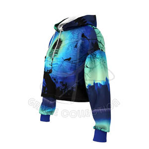 Sweat à capuche à manches longues imprimé de logo professionnel personnalisé pour femmes en coton XS 100% Tissu polaire d'hiver à prix raisonnable - Product Image 5