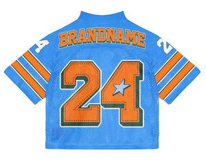 เสื้อทีมแฟนๆที่มีโลโก้ด้านหน้าพลัสไซส์ระบายอากาศได้และพิมพ์ลายทำให้คุณรู้สึกภูมิใจและแสดงความหลงใหลอย่างแท้จริง - Product Image 1