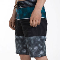 Shorts de bain décontractés pour hommes, taille mi-haute, en coton, avec couleurs personnalisées et motif uni, séchage rapide, respirants, pour la course à pied