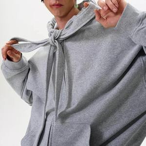 Pull à capuche en tricot surdimensionné pour homme, design rétro avec bretelles, décontracté, confortable, tendance, mode automne - Product Image 4