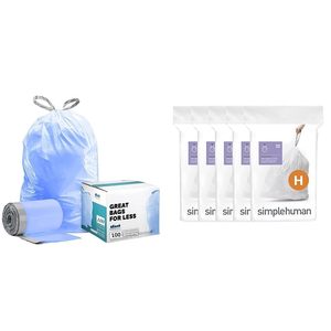 Biodegradable Custom Fit Trash <b>Bags</b> for Simplehuman – Compostable Waste Liners - Product Image 1