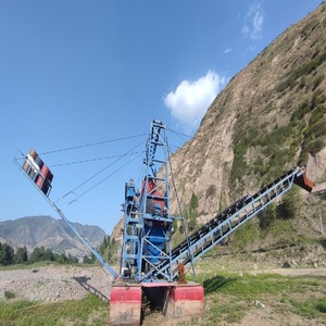 チェーンバケットとスピードリデューサーを備えた、よく保存された中古の金の浚渫船 - Product Image 1