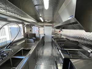 Bus en acier inoxydable Friteuse Fast Food Trucks Street Remorque alimentaire mobile avec des équipements de cuisine complets - Product Image 6