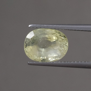 ไพลินสีเหลืองธรรมชาติแท้หลวม | ผ่านการรับรอง NGTC เกรด AAA 10.5x8มม. เบาะ5.52กะรัต - Product Image 1