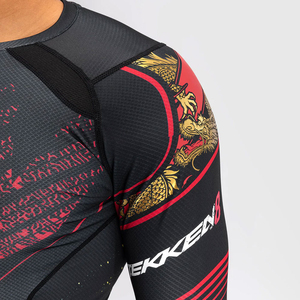 Ropa deportiva de manga larga BJJ MMA ropa para correr Rash Guard hombres medias camiseta Leggings pantalones cortos ropa deportiva - Product Image 4