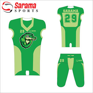 Uniforme de football américain personnalisé de qualité unique en gros/uniforme de football américain en polyester de l'équipe 100%, - Product Image 4