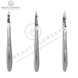 Pinzas para cutículas de uñas de acero inoxidable de primera calidad, herramientas de instrumentos de belleza para decoración de uñas de doble resorte por Beauty Concept Eco-Friendly - Product Image 5