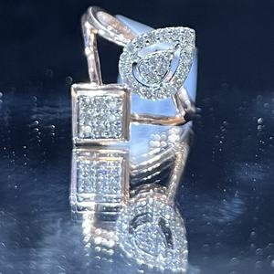Bague de fiançailles de mariage élégante en or 14K 18K avec diamant naturel authentique certifié par un tiers, bijoux fins faits à la main pour elle - Product Image 4