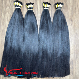 2025 Extensions de cheveux humains vietnamiens droits naturels de qualité supérieure cheveux en vrac vierges non transformés prix de gros - Product Image 4
