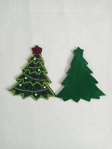 Handmade Beaded <b>Coasters</b> - Boho <b>Drink</b> <b>Coasters</b> with Polyester Backing (4x4 Inch) - Product Image 3